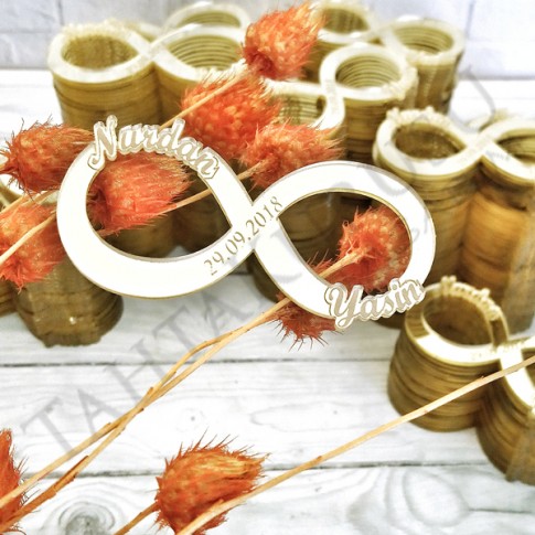 Pleksi ayna lazer kesim Sonsuzluk 1